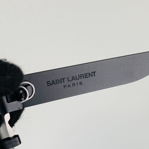 NIB Saint Laurent Grey Square Ladies Sunglasses SL M41 - Picture 4 of 16